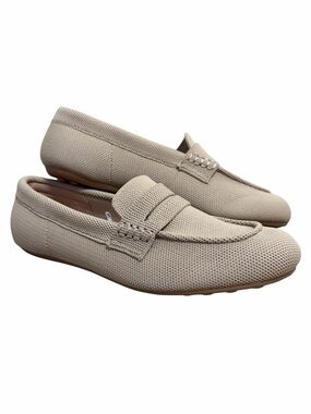 TIME AND TRU Knit Comfort Driving Loafers in Sand NWOT